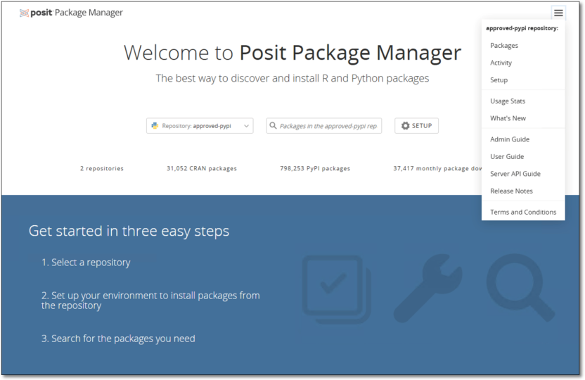 Posit Homepage