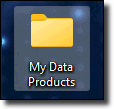 My Data Products shortcut