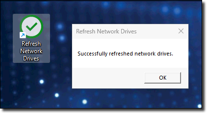 Refresh network drives 