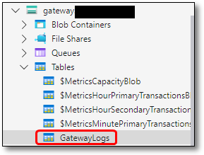 Accessing gateway logs from ASE