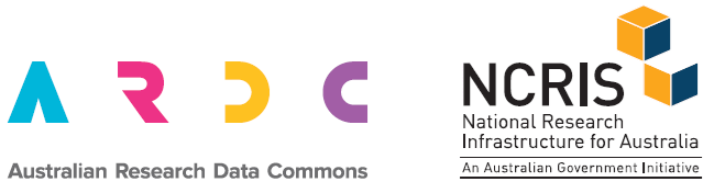 Logos for Australian Research Data Commons (ARDC) and National Research Infrastructure for Australia (NCRIS)