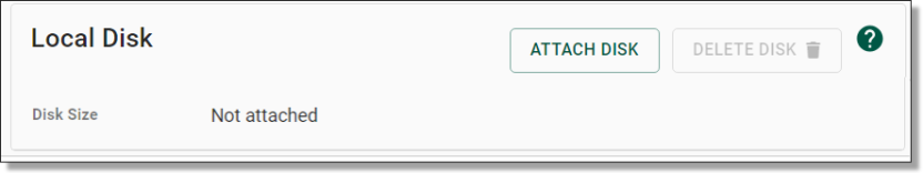 attach local disk