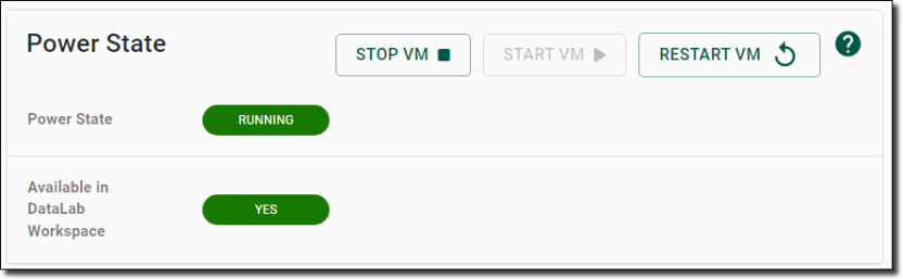 Power State for the VM