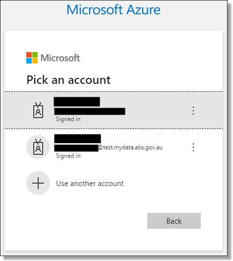 Azure account login
