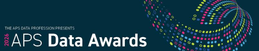 2026 APS Data Awards banner