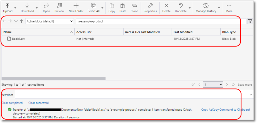 Checking file upload success