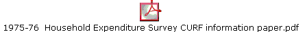 1975-76  Household Expenditure Survey CURF information paper.pdf