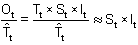 Equation - the second trend estimate is removed from the original series to produce improved seasonal and irregular estimates