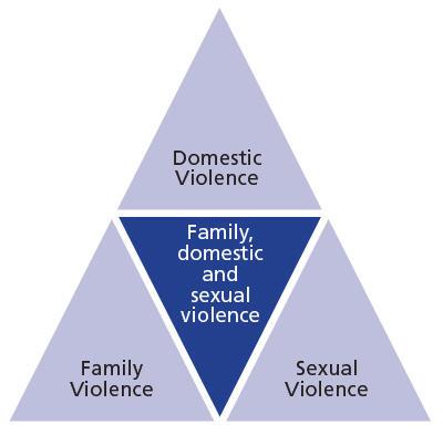 The overlaps between family, domestic and sexual violence.